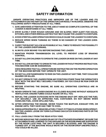 New Holland L781 L784 L785 Skid Steer Service Manual | 1980-1984 - sample page 6