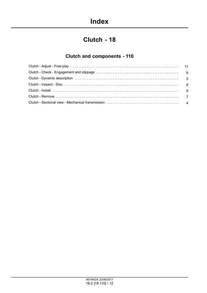 New Holland Workmaster 35 40 Compact Tractor Service Manual | 2017-2021 - sample page 8