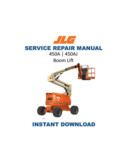 JLG 450A 450AJ Boom Lift Service Manual | 2019-2023 - Service Manual PDF Instant Download