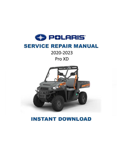 Polaris Pro XD Full-Size Gas Crew UTV Service Manual | 2020-2023 - Service Manual PDF Instant Download