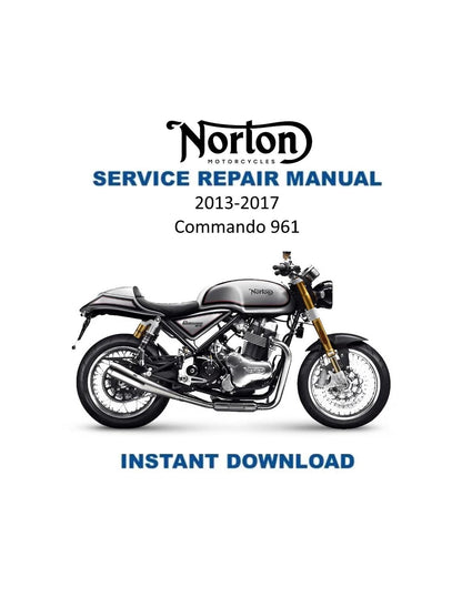 Norton Commando 961 Motorcycle Service Manual | 2013-2017 - Service Manual PDF Instant Download