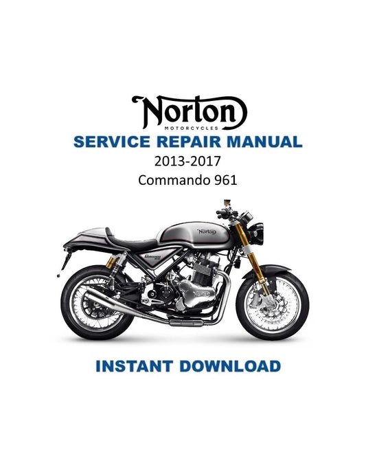 Norton Commando 961 Motorcycle Service Manual | 2013-2017 - Service Manual PDF Instant Download
