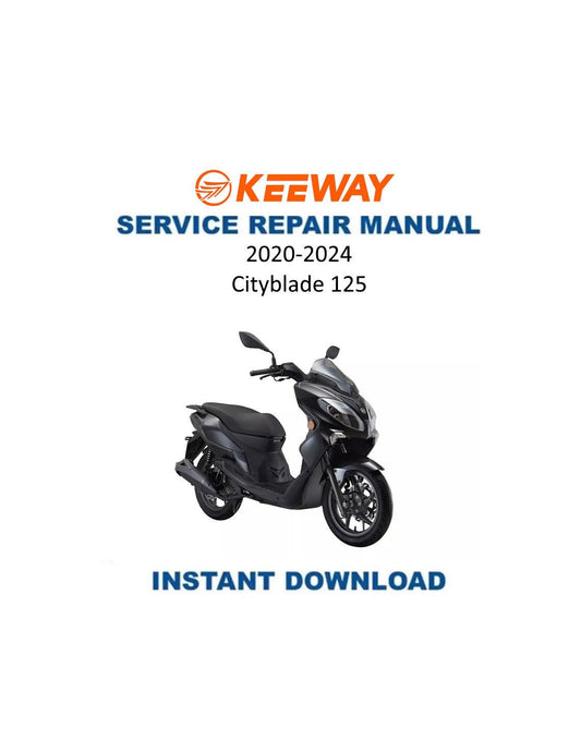 Keeway Cityblade 125 Scooter Service Manual | 2020-2024 - Service Manual PDF Instant Download