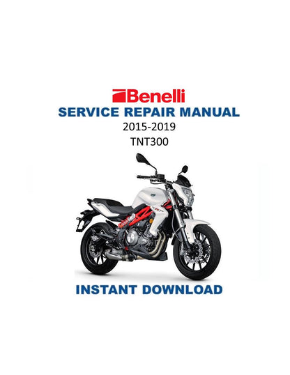 Benelli TNT300 Motorcycle Service Manual | 2015-2019 - Service Manual PDF Instant Download