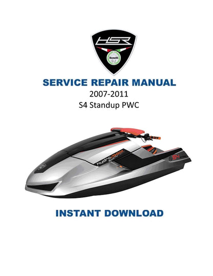 HSR Benelli S4 Standup PWC Service Manual | 2007-2011 - Service Manual PDF Instant Download