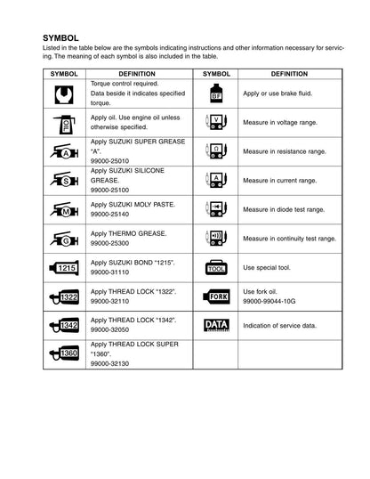 Suzuki UG110 Motorcycle Service Manual | 2000-2004 - sample page 3