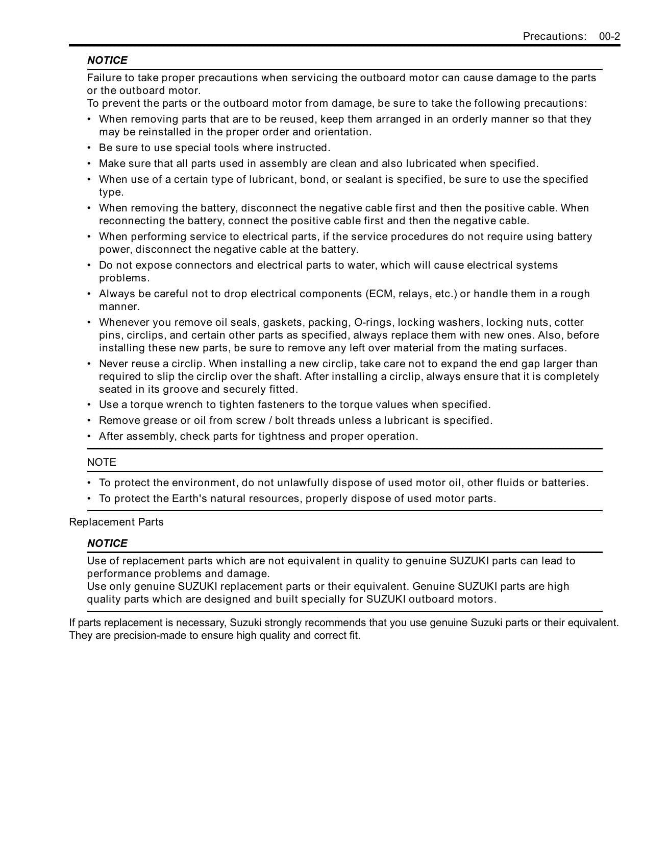 Suzuki DF15A DF20A Outboard Service Manual | 2012-2016 - sample page 6