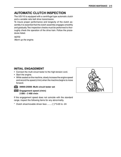 Suzuki UG110 Motorcycle Service Manual | 2000-2004 - sample page 7