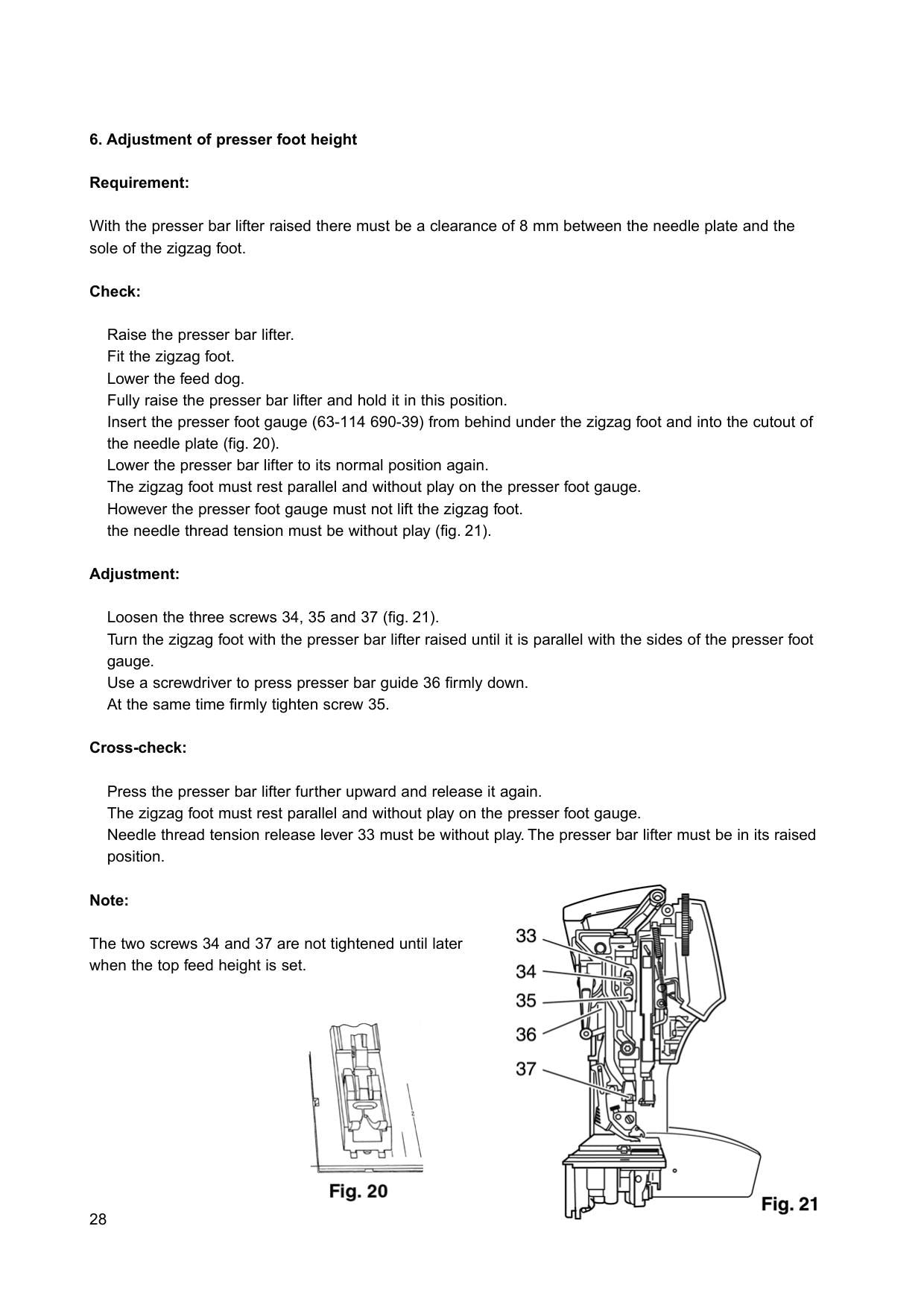 PFAFF Expression 2014 2024 2034 2044 Sewing Machine Service Manual | 2002-2006 - sample page 6