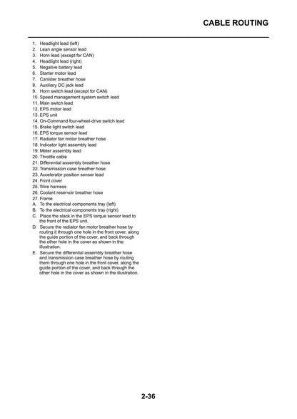 Yamaha Wolverine X2 UTV Service Manual | 2019-2023 - sample page 8