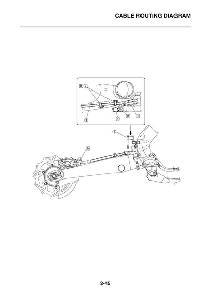Yamaha WR250F WR250FF Motorcycle Service Manual | 2015-2019 - sample page 3
