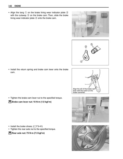 Suzuki UG110 Motorcycle Service Manual | 2000-2004 - sample page 9