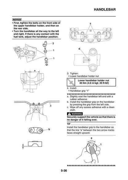 Yamaha WR250F WR250FF Motorcycle Service Manual | 2015-2019 - sample page 2