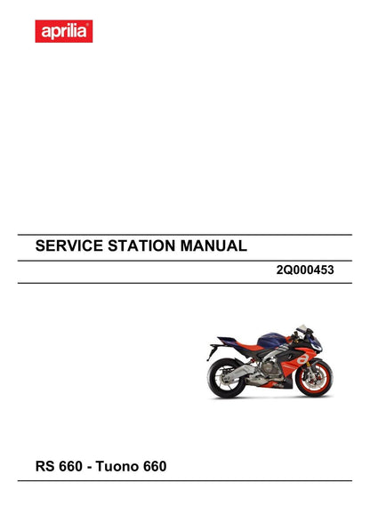 Aprilia RS 660 Tuono 660 Motorcycle Service Manual | 2021-2025 - sample page 1