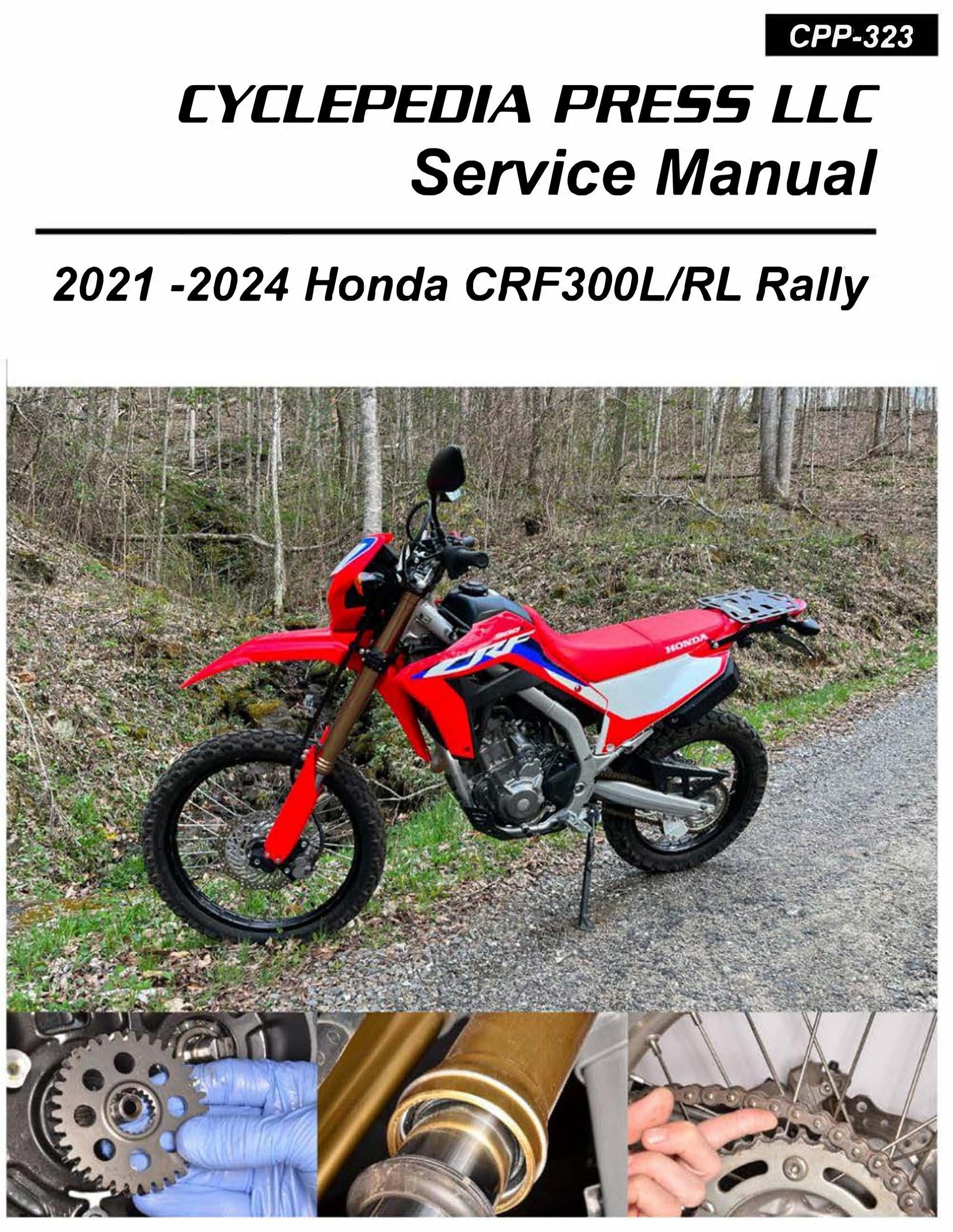 Honda CRF300L Rally Motorcycle Service Manual | 2021-2024 - sample page 1