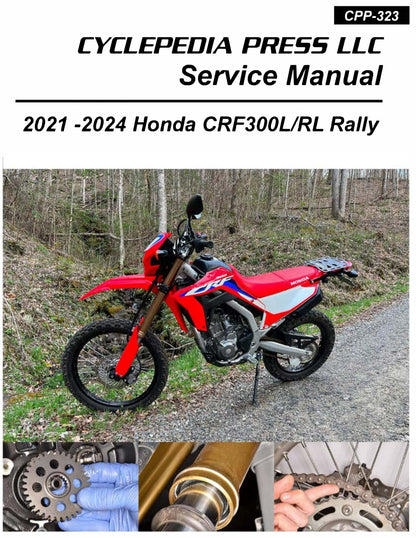 Honda CRF300L Rally Motorcycle Service Manual | 2021-2024 - sample page 1