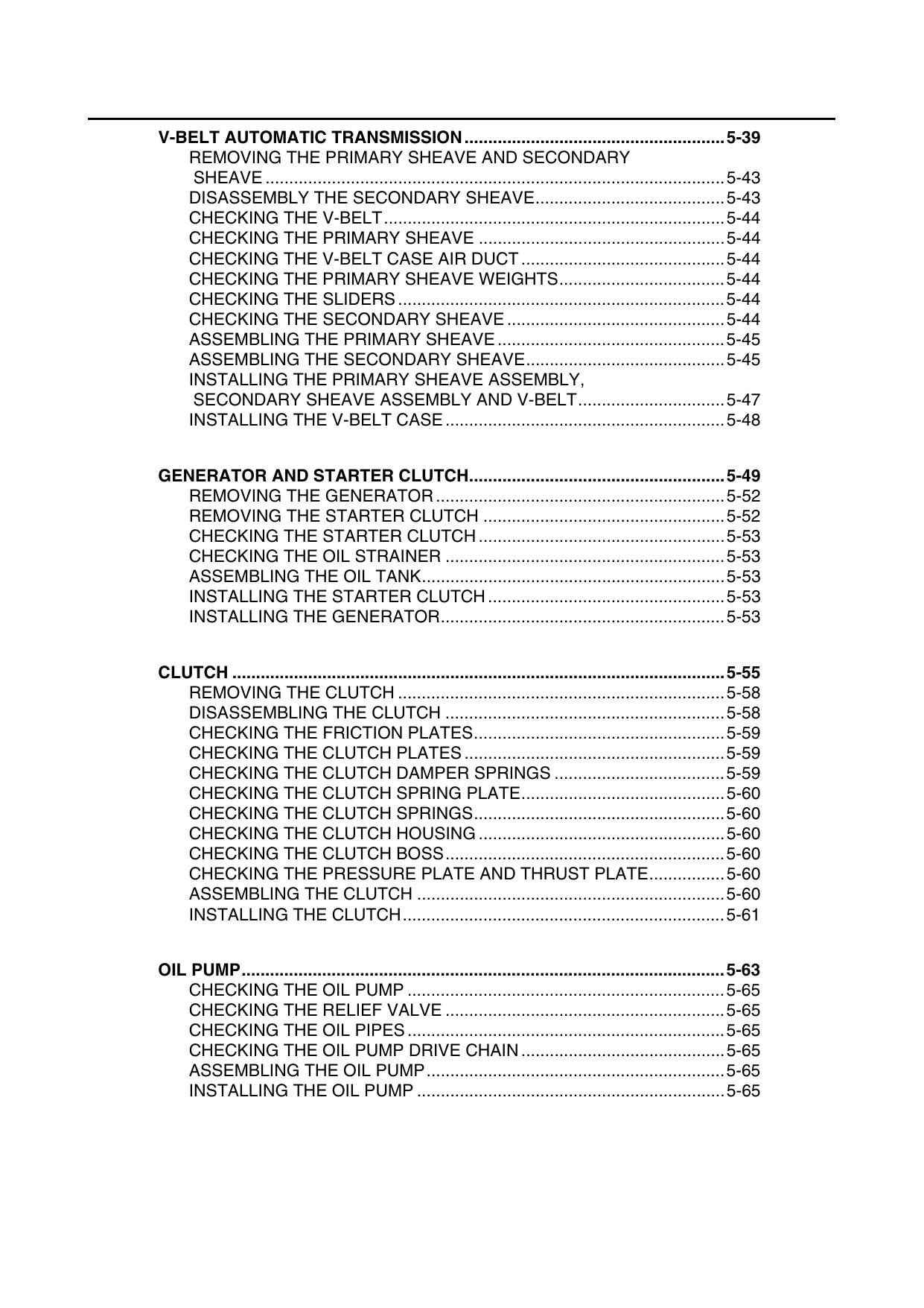 Yamaha TMAX Tech Max 560 Scooter Service Manual | 2020-2024 - sample page 9