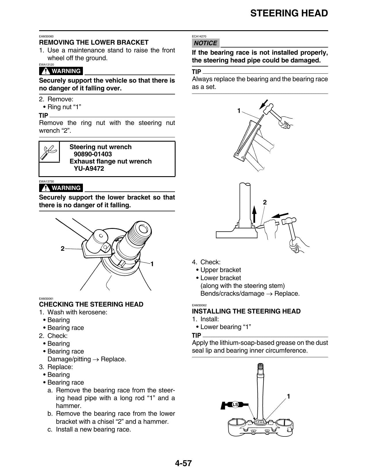 Yamaha WR250F Motorcycle Service Manual | 2021-2025 - sample page 4