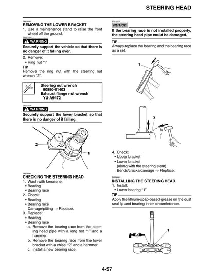 Yamaha WR250F Motorcycle Service Manual | 2021-2025 - sample page 4