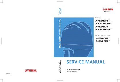 Yamaha F400A F450A XF400 XF450 Outboard Service Manual | 2023-2026 - sample page 1