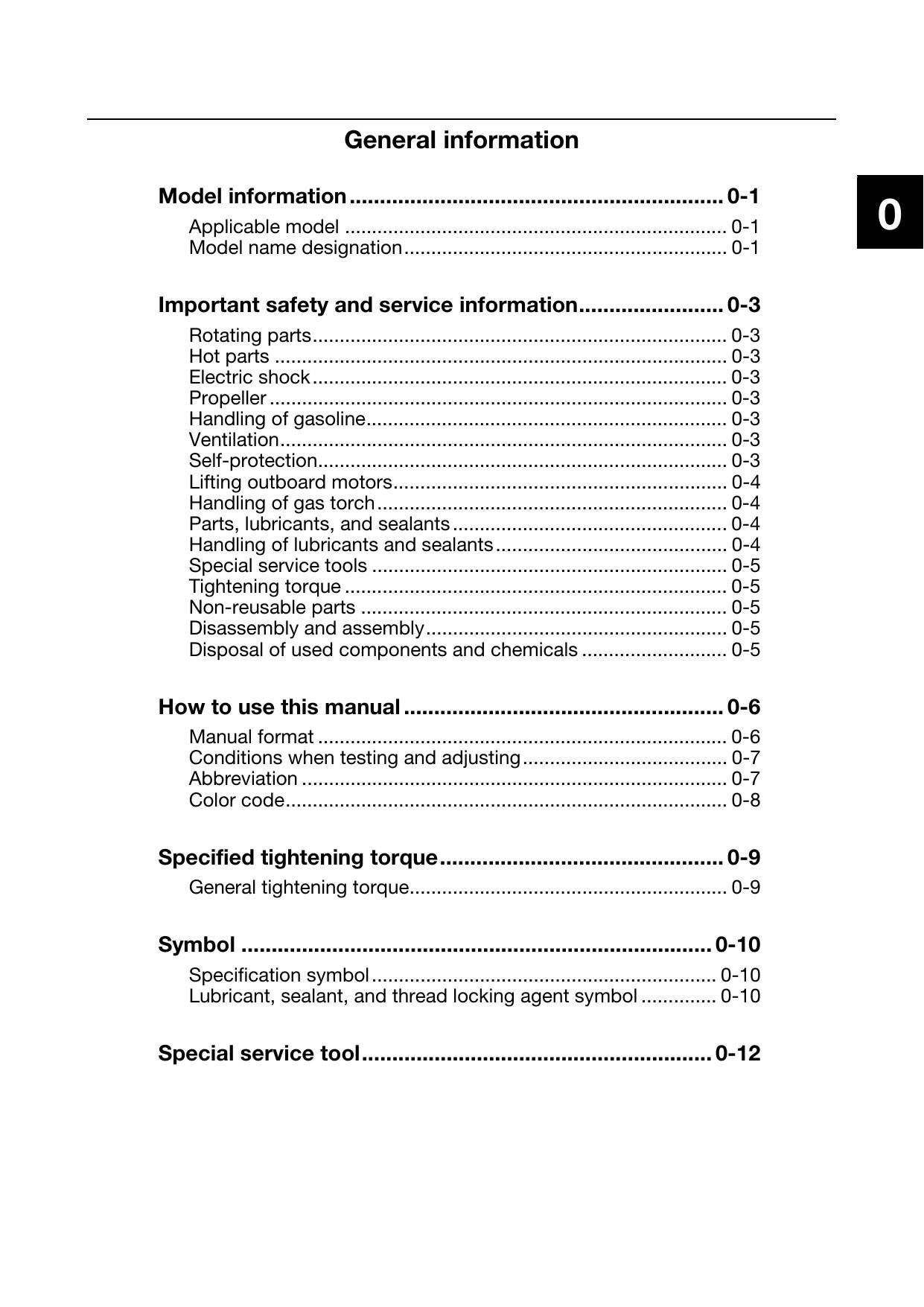 Yamaha F400A F450A XF400 XF450 Outboard Service Manual | 2023-2026 - sample page 7