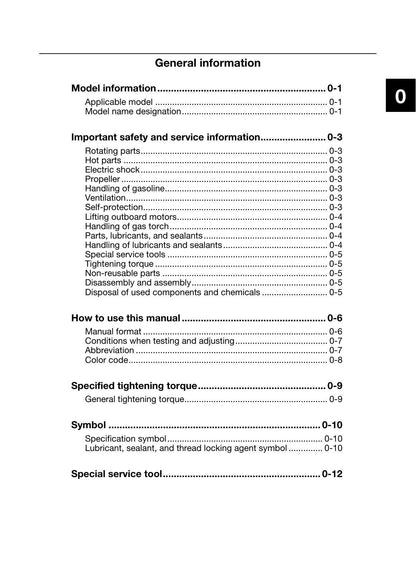 Yamaha F400A F450A XF400 XF450 Outboard Service Manual | 2023-2026 - sample page 7