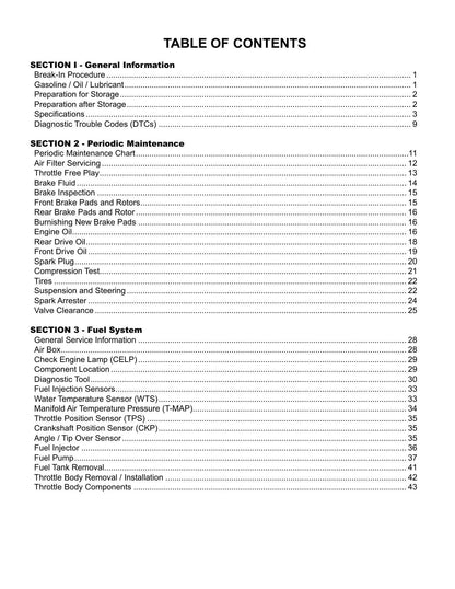 Argo Magnum XF 500 UTV Service Manual | 2023-2026 - sample page 7