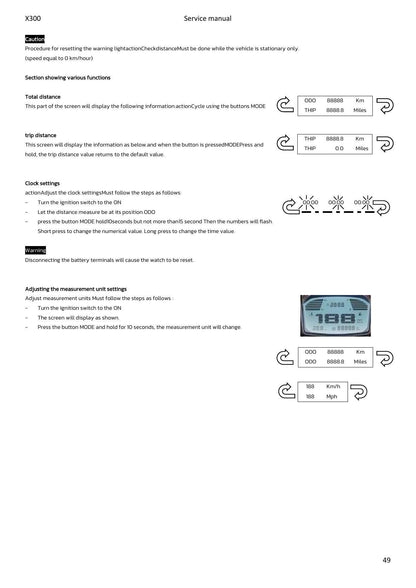 Lambretta X300 300cc Scooter Service Manual | 2023-2026 - sample page 4