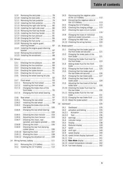 KTM 390 Adventure R Motorcycle Service Manual | 2025-2026 - sample page 6