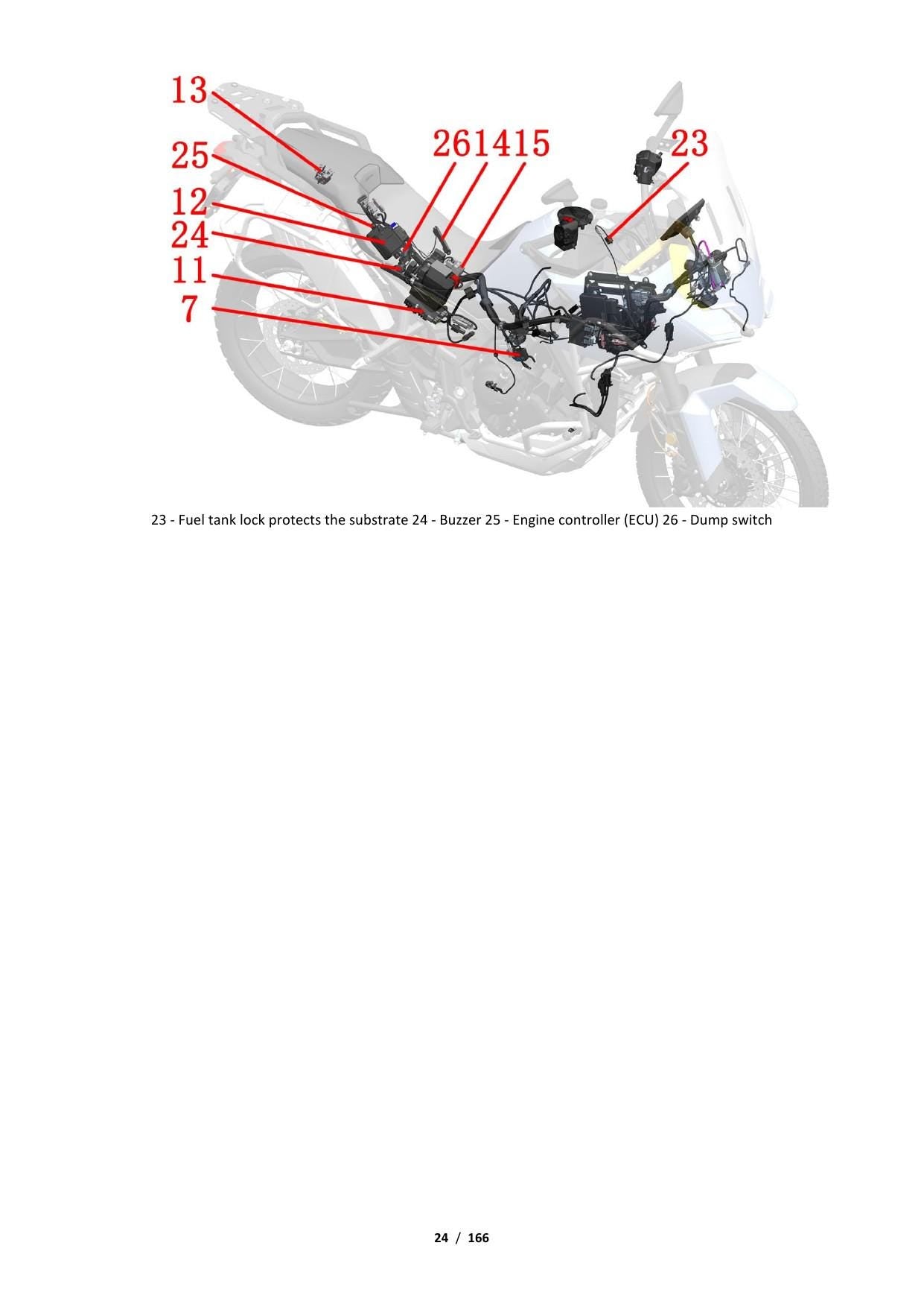 Zontes ZT703-F Adventure Motorcycle Service Manual | 2024-2026 - sample page 2