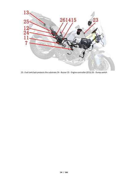 Zontes ZT703-F Adventure Motorcycle Service Manual | 2024-2026 - sample page 2