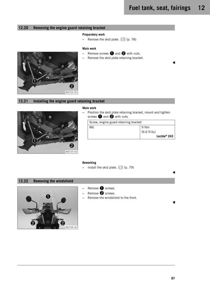 KTM 390 Adventure R Motorcycle Service Manual | 2025-2026 - sample page 3