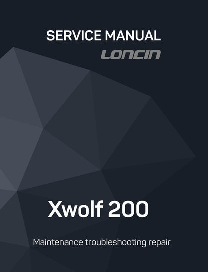 Loncin Xwolf 200 ATV Service Manual | 2020-2024 - sample page 1