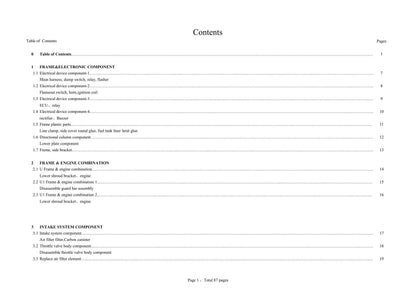 Zontes ZT125 ZT155 U U1 Euro V Motorcycle Service Manual | 2021-2025 - sample page 6