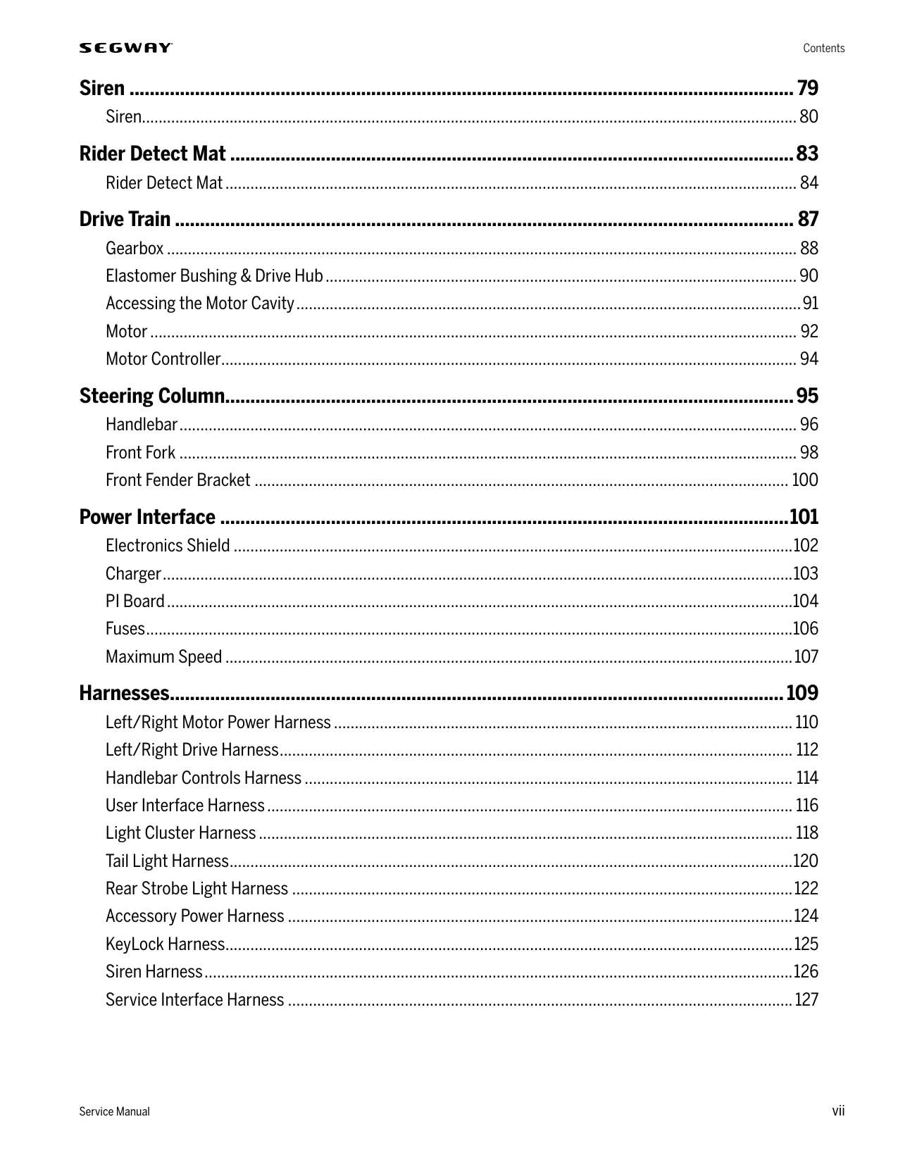 Segway SE-3 Patroller Personal Transporter Service Manual | 2015-2019 - sample page 5
