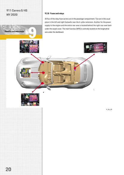 Porsche 911 Carrera S 4S Service Information Technik Car Service Manual | 2020-2024 - sample page 6