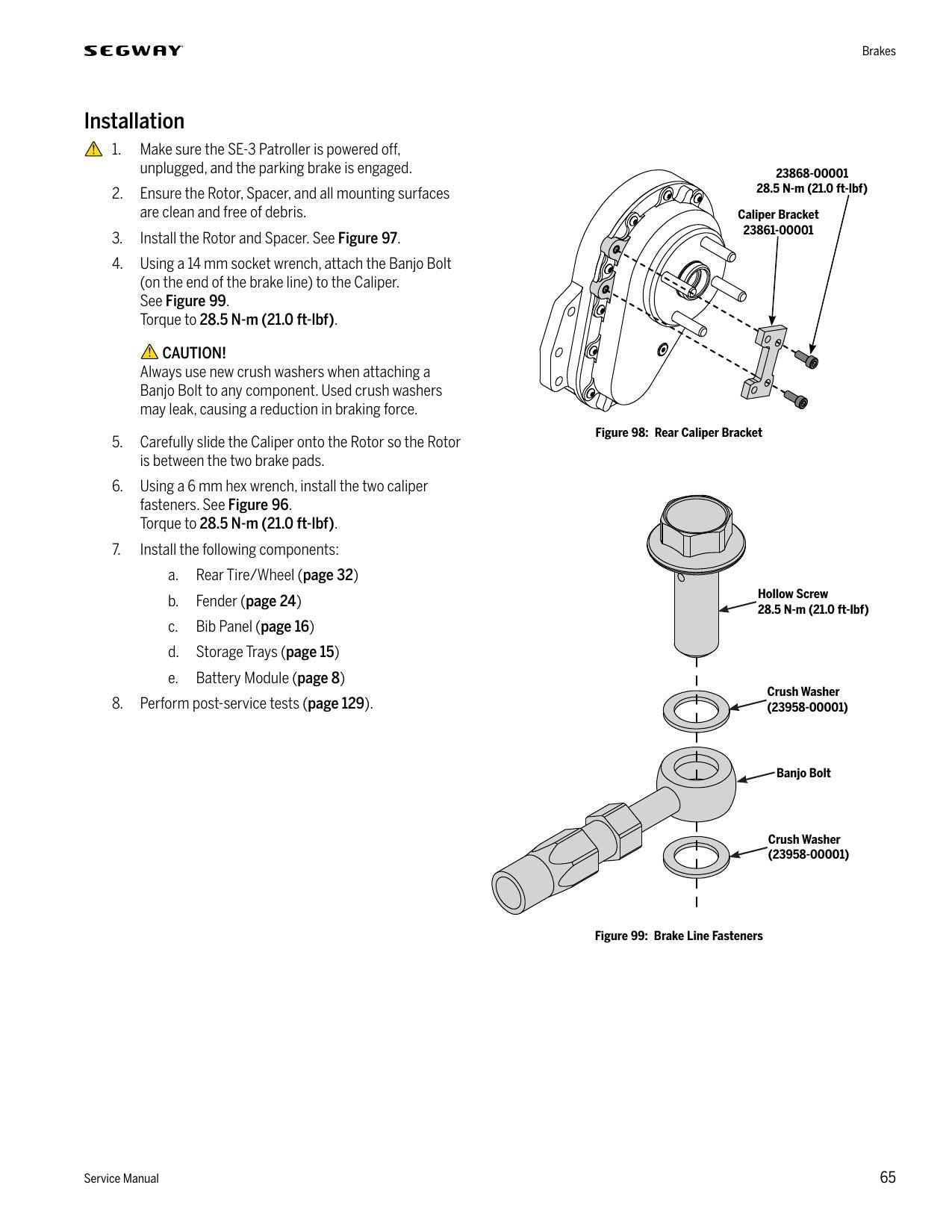 Segway SE-3 Patroller Personal Transporter Service Manual | 2015-2019 - sample page 2