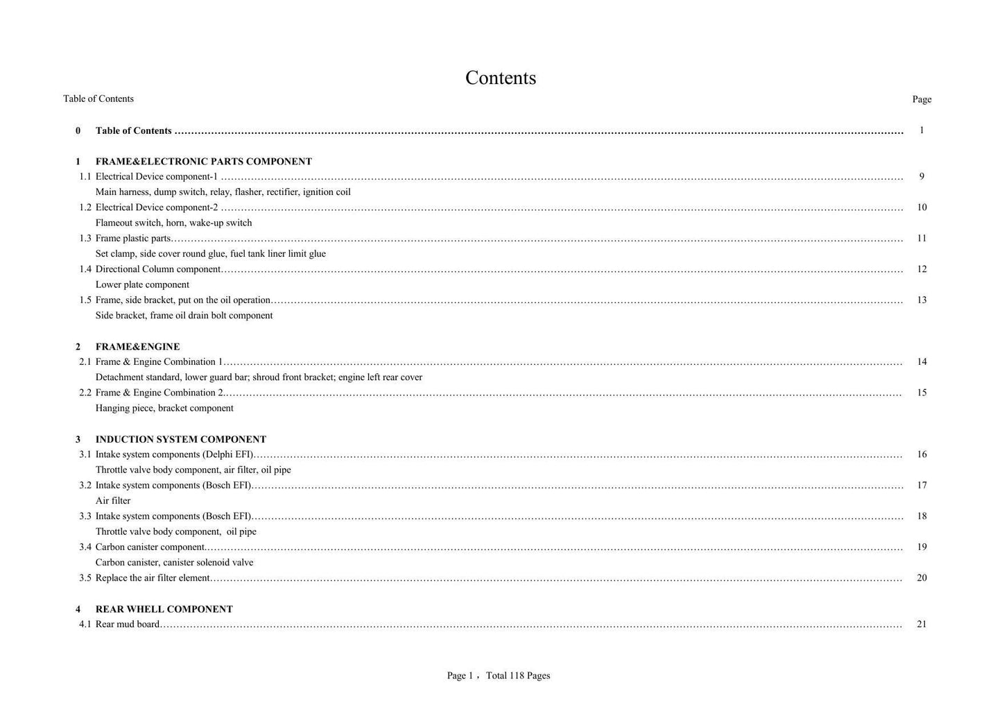 Zontes ZT310-X GP Motorcycle Service Manual | 2021-2025 - sample page 6