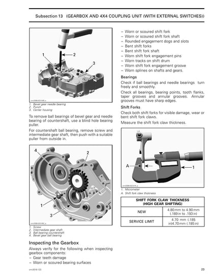 Can-Am Outlander 1000 MAX ATV Service Manual | 2016-2020 - sample page 2