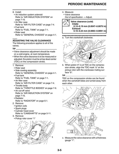 Yamaha YZF-R6 Motorcycle Service Manual | 2013-2016 - sample page 2
