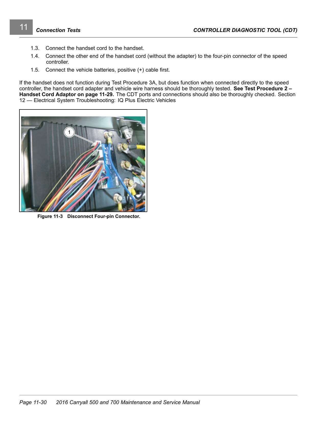 Club Car Carryall 500 700 Golf Cart Service Manual | 2016-2020 - sample page 5