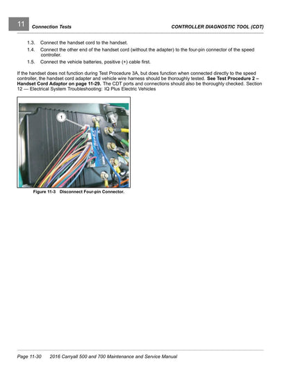 Club Car Carryall 500 700 Golf Cart Service Manual | 2016-2020 - sample page 5