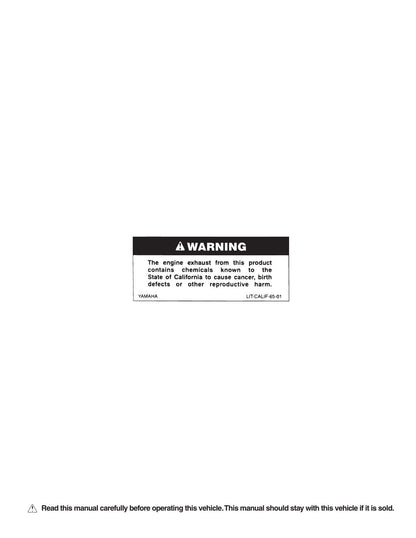 Yamaha YZ250FX Motorcycle Service Manual | 2016-2020 - sample page 9