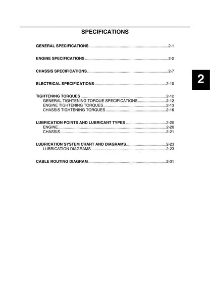 Yamaha WR250F WR250FG Motorcycle Service Manual | 2016-2020 - sample page 7