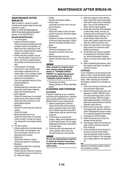 Yamaha YZ125 YZ125G2 Motorcycle Service Manual | 2016-2020 - sample page 7