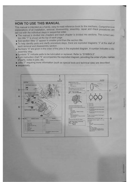 Yamaha FZ25 FZN250 Motorcycle Service Manual | 2017-2021 - sample page 2