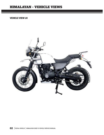 Royal Enfield Himalayan Euro IV Motorcycle Service Manual | 2017-2021 - sample page 5