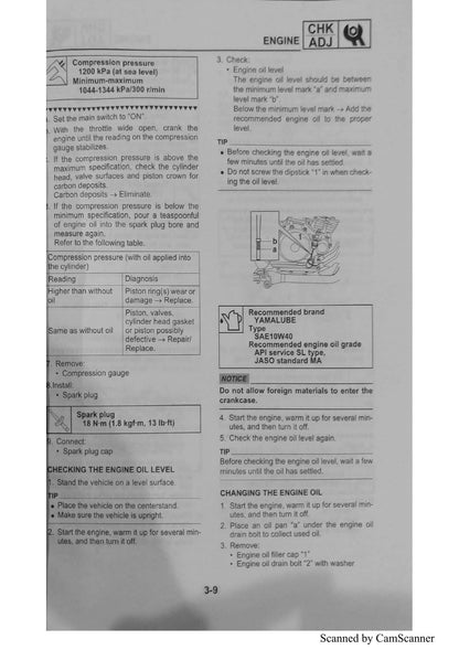 Yamaha FZ25 FZN250 Motorcycle Service Manual | 2017-2021 - sample page 8