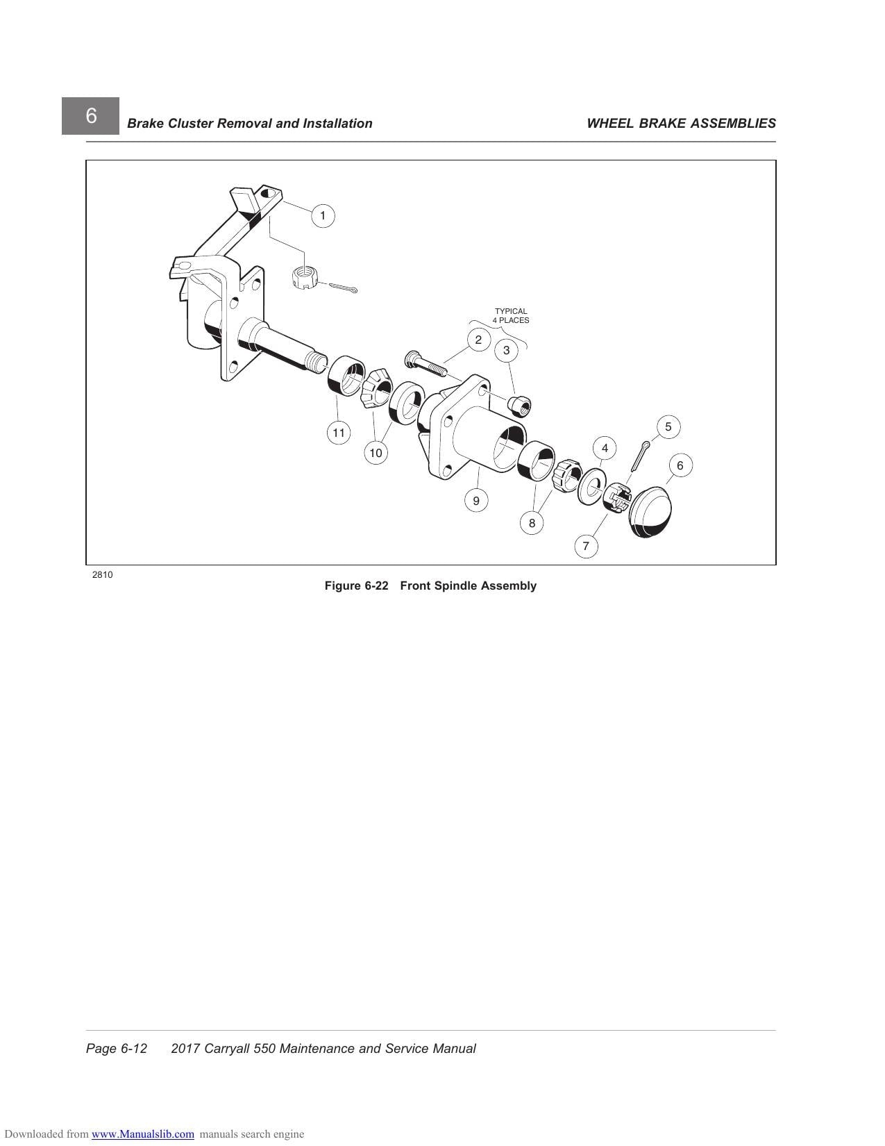 Club Car Carryall 550 Golf Cart Service Manual | 2017-2021 - sample page 3