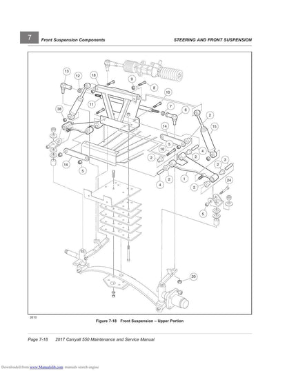 Club Car Carryall 550 Golf Cart Service Manual | 2017-2021 - sample page 4